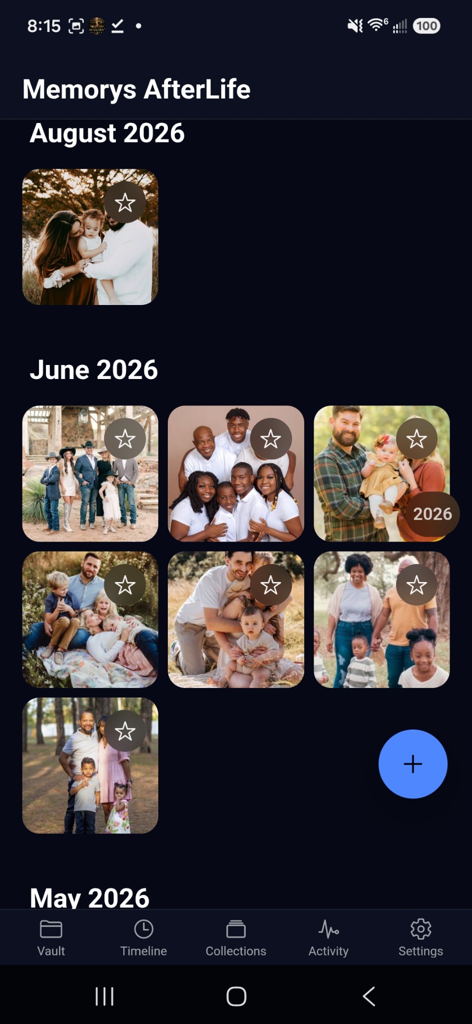 Memory's AfterLife Timeline